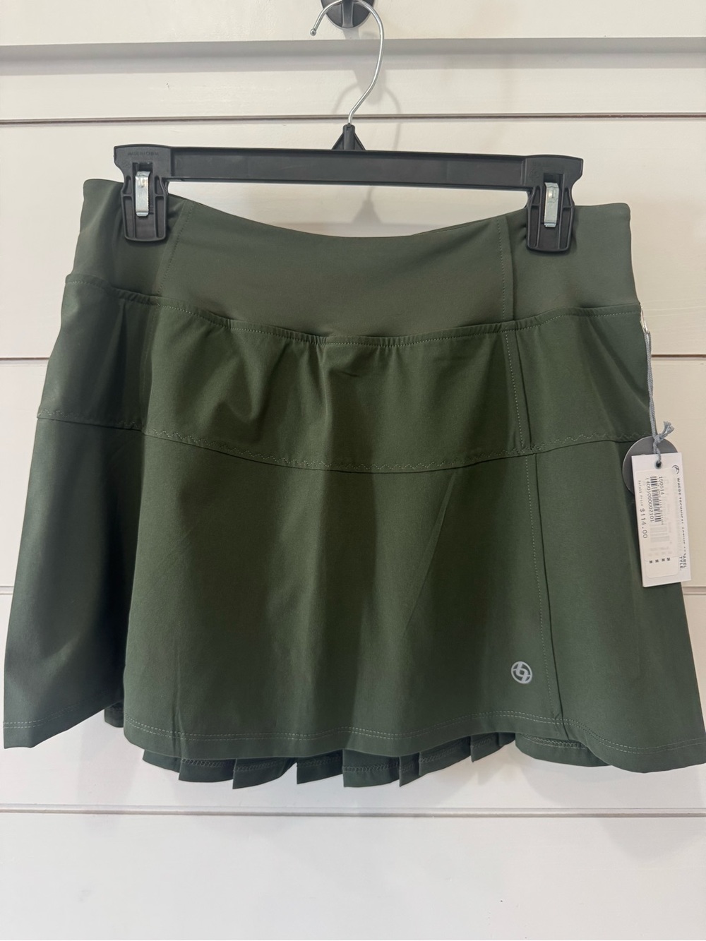 Lija Athletic Olive Green Tennis Skirt - Women